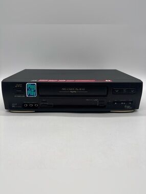 JVC HR-VP648U Black 4 Head Hi-Fi VCR Recorder/Player Tested - No Remote
